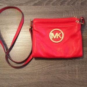 Red crossbody